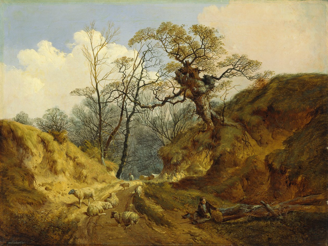 Crown Point, Whitlingham, poblíž Norwiche od John Berney Ladbrooke