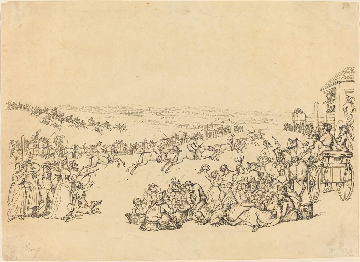 Běh od John Bluck after Thomas Rowlandson