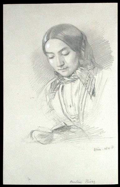 Portrét Pauline Rivazové od John Brett