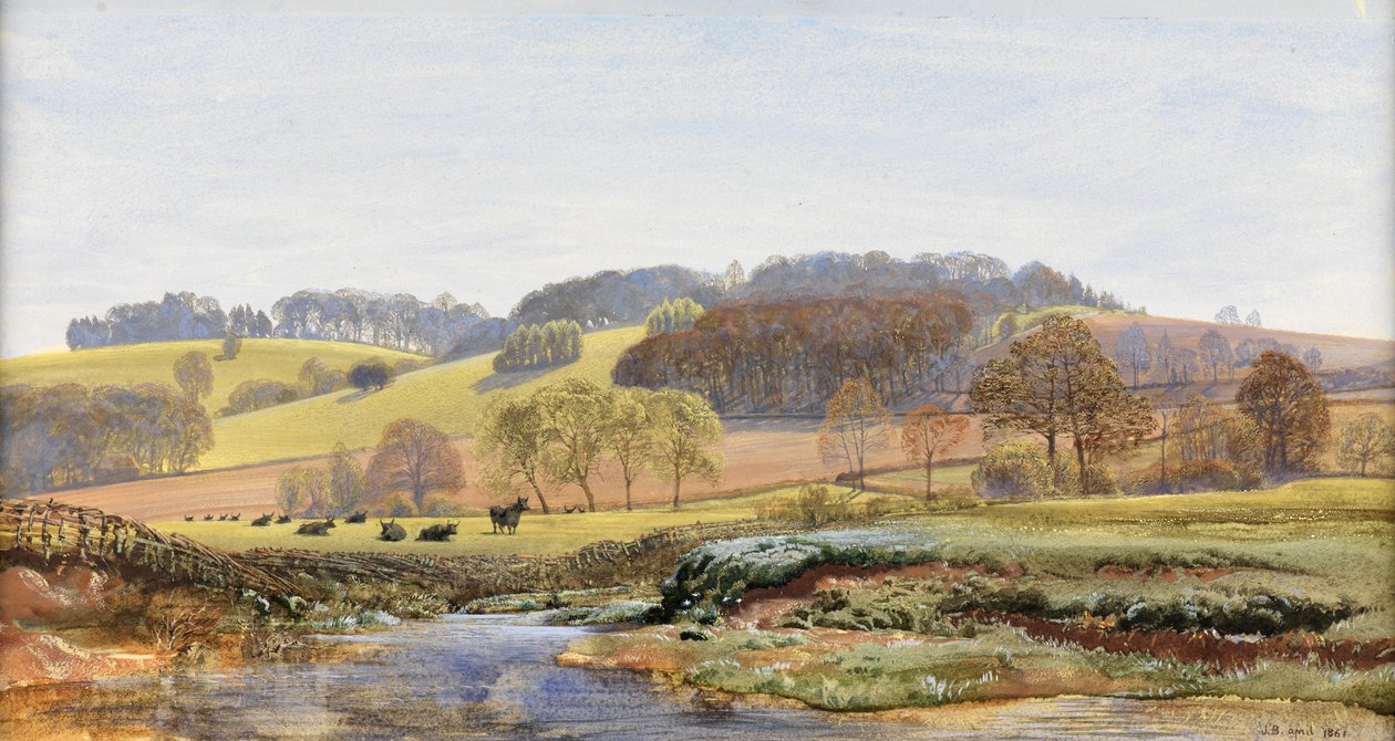 Jaro poblíž Norbury, 1861 od John Brett