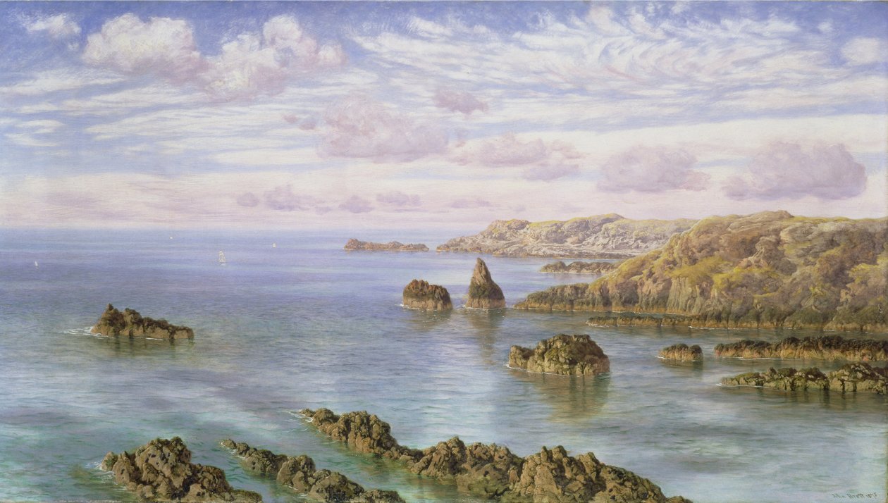 Jižní pobřeží Guernsey od John Brett