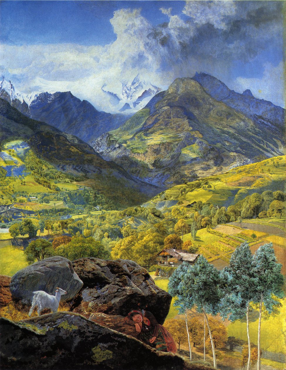 Údolí Aosta od John Brett