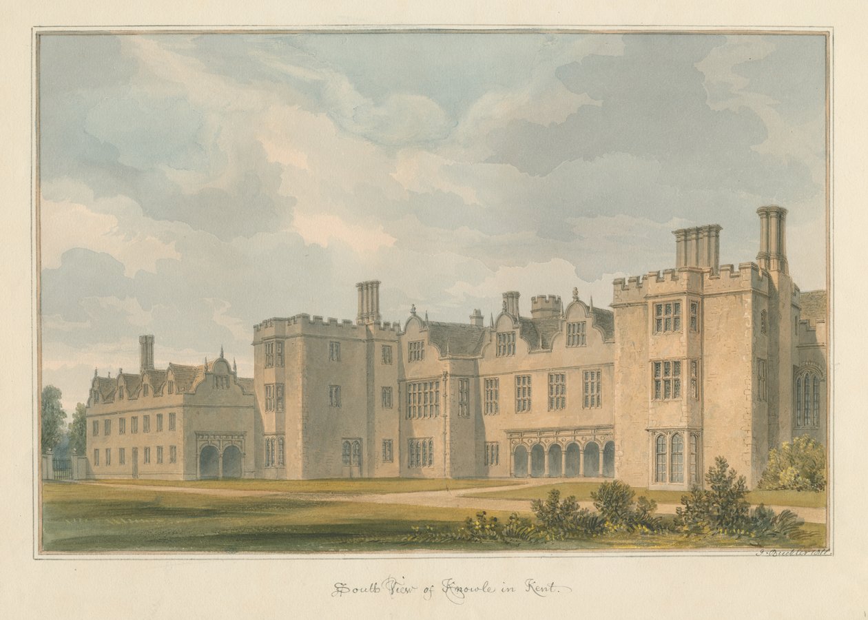 Kent - Knowle, 1811 od John Buckler