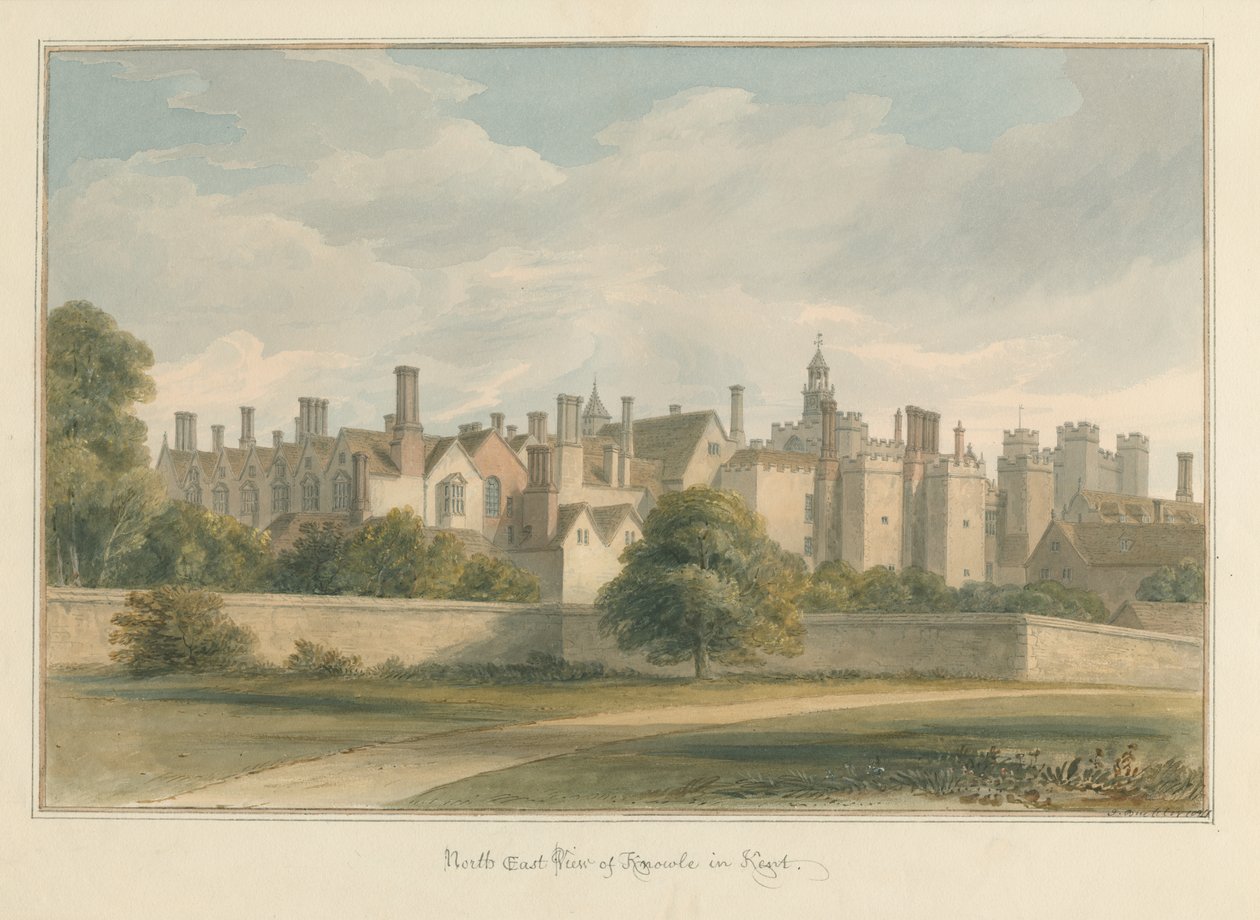 Kent - Knowle, 1811 od John Buckler