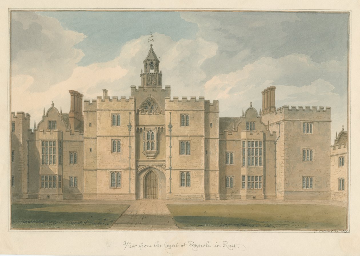Kent - Knowle, 1811 od John Buckler