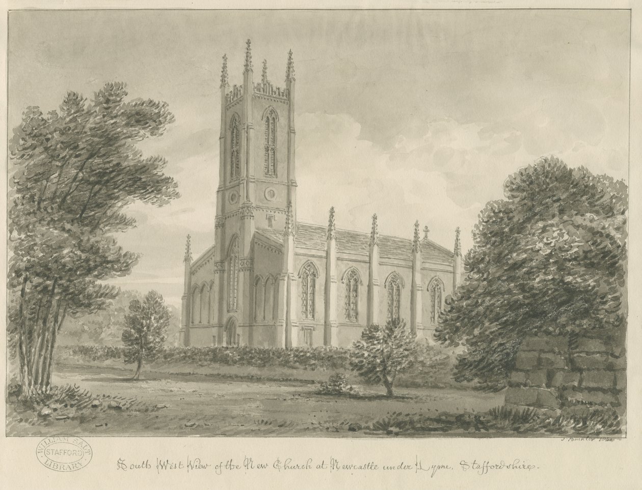 Newcastle-under-Lyme - "St. George"s od John Buckler