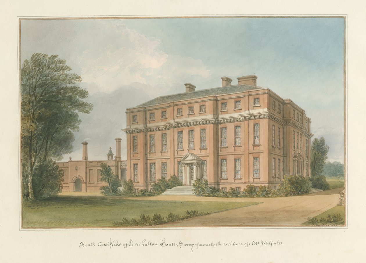 Surrey - Carshalton House, 1831 od John Buckler