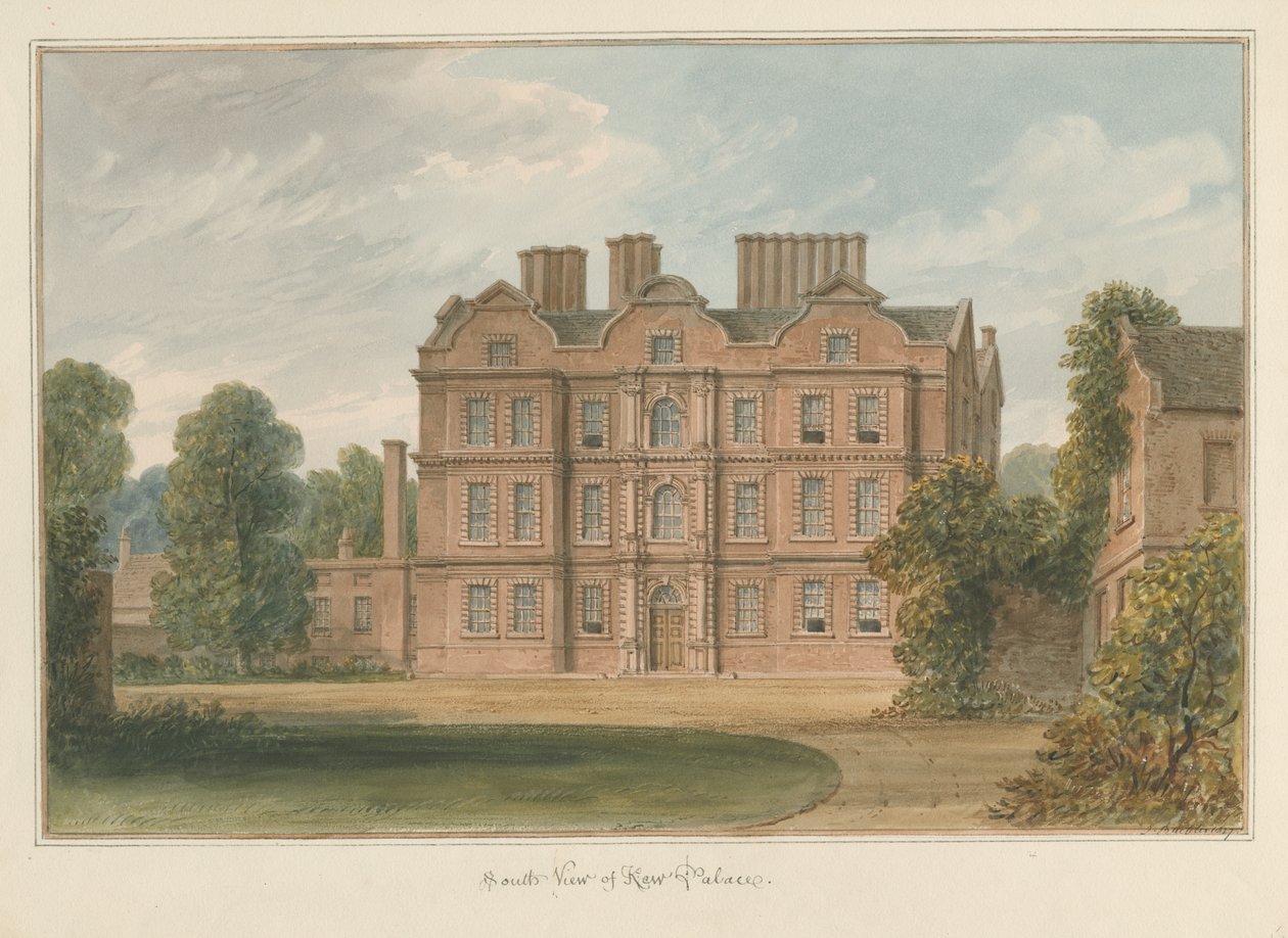 Surrey - Kew Palace, 1827 od John Buckler