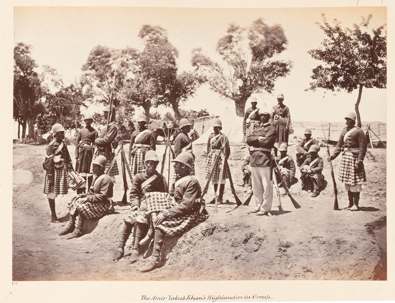 Amirova ?Highland Guard?, circa 1879 od John Burke