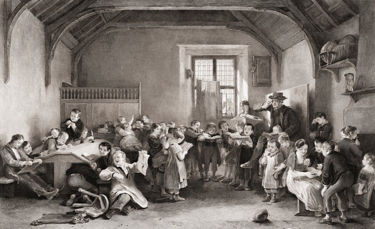 Škola. 19. století. od John Burnet