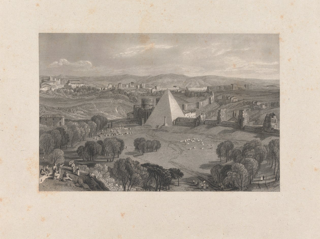 Řím z Monte Testaccio od John Byrne