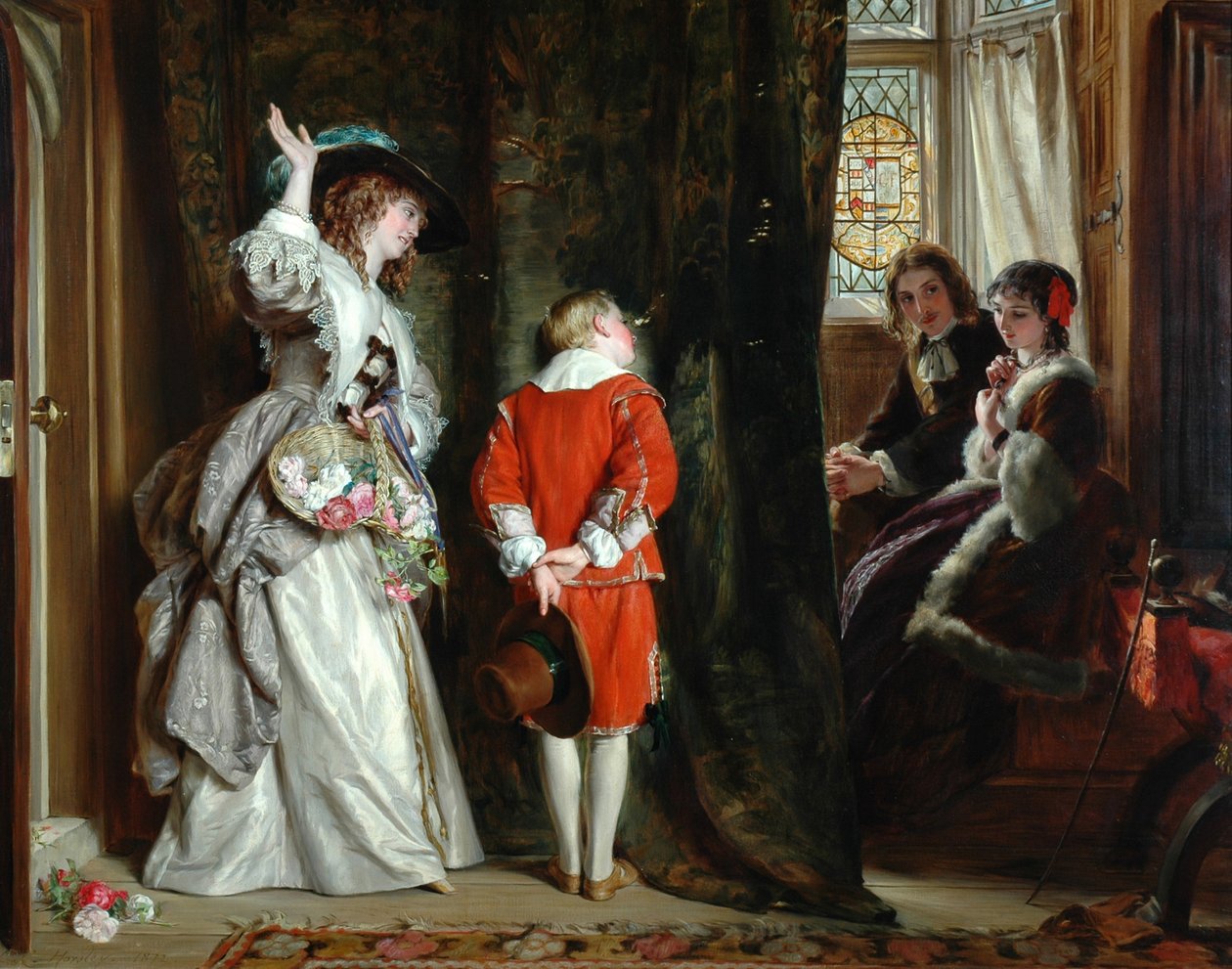 Zaplať za peeping, 1872 od John Callcott Horsley