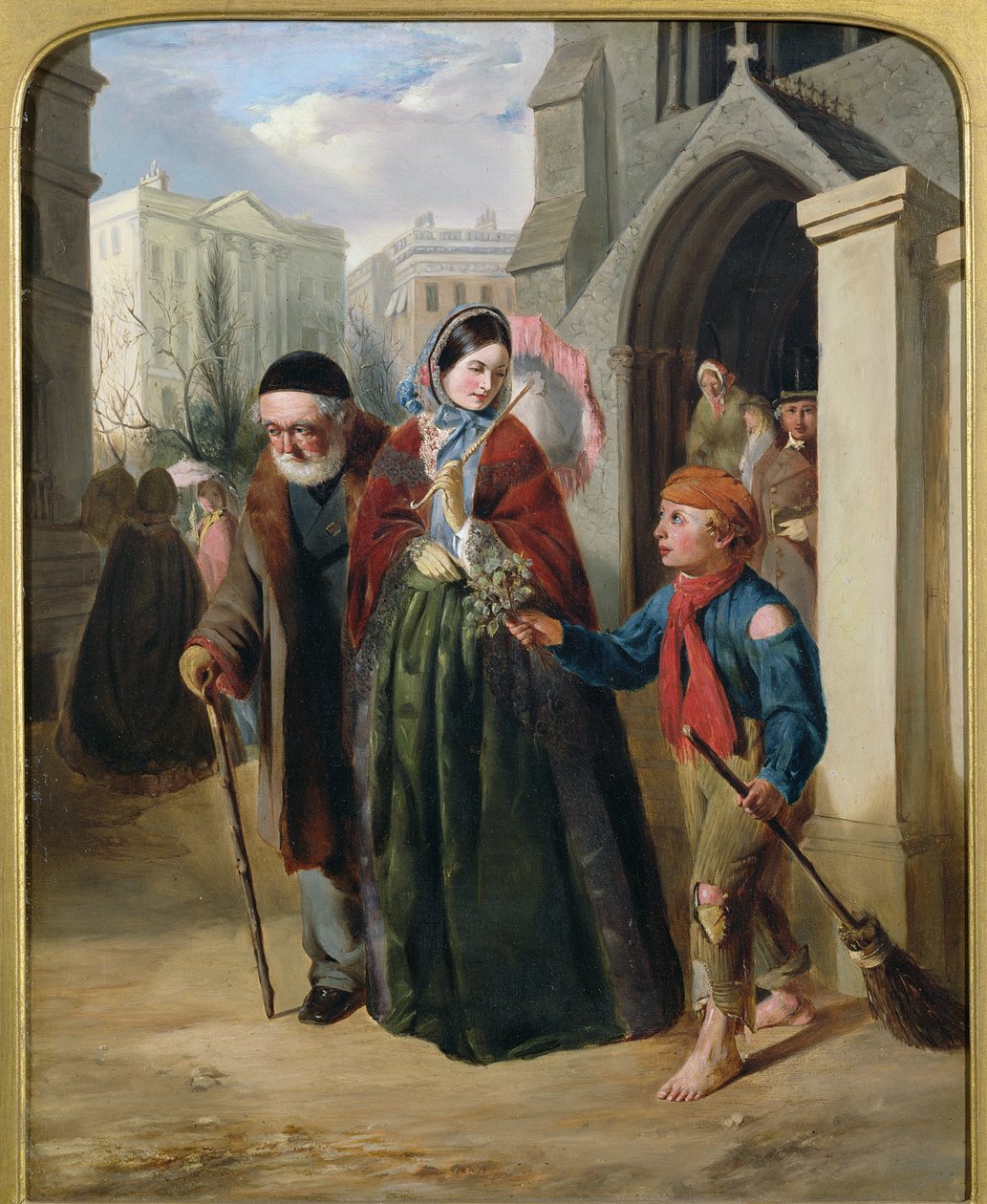 Crossing Sweeper od John Callcott Horsley