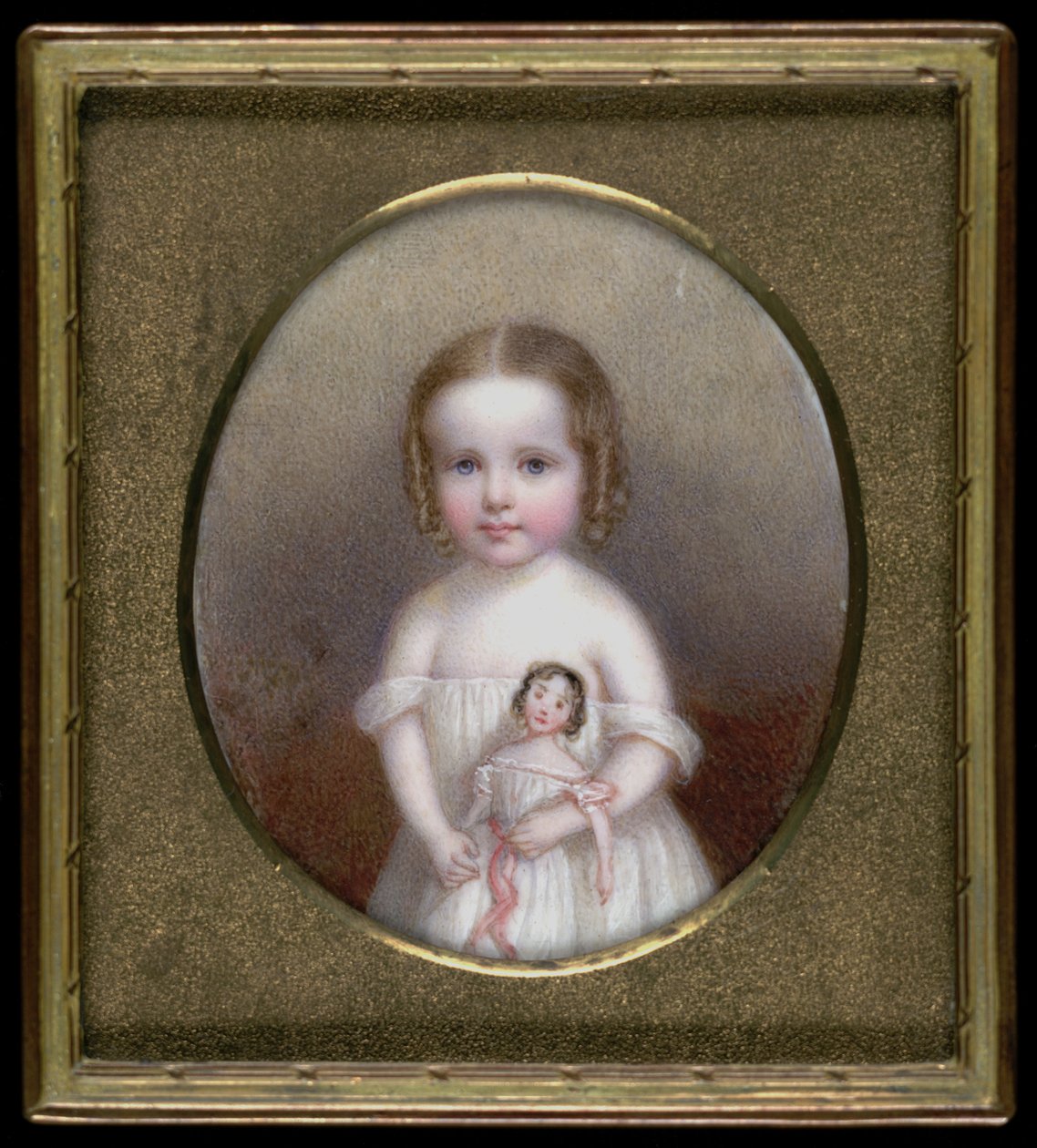 Holčička s panenkou, ca. 1854. od John Carlin