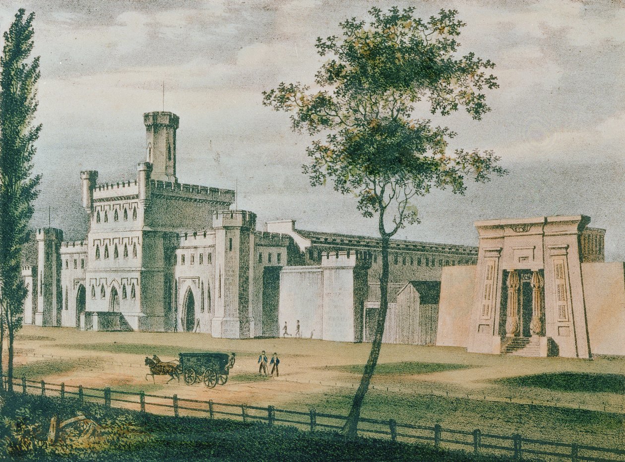 Věznice Moyamensing, Philadelphia, 1840 od John Caspar Wild