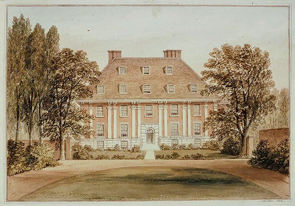 Balmes House, Middlesex od John Chessell Buckler