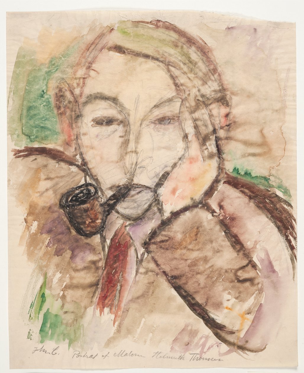 Portrét malíře Helmutha Thomsena od John Christensen