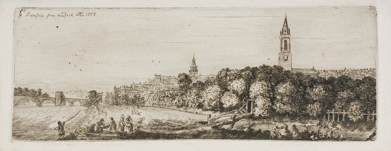 Dumfries z doku od John Clerk of Eldin