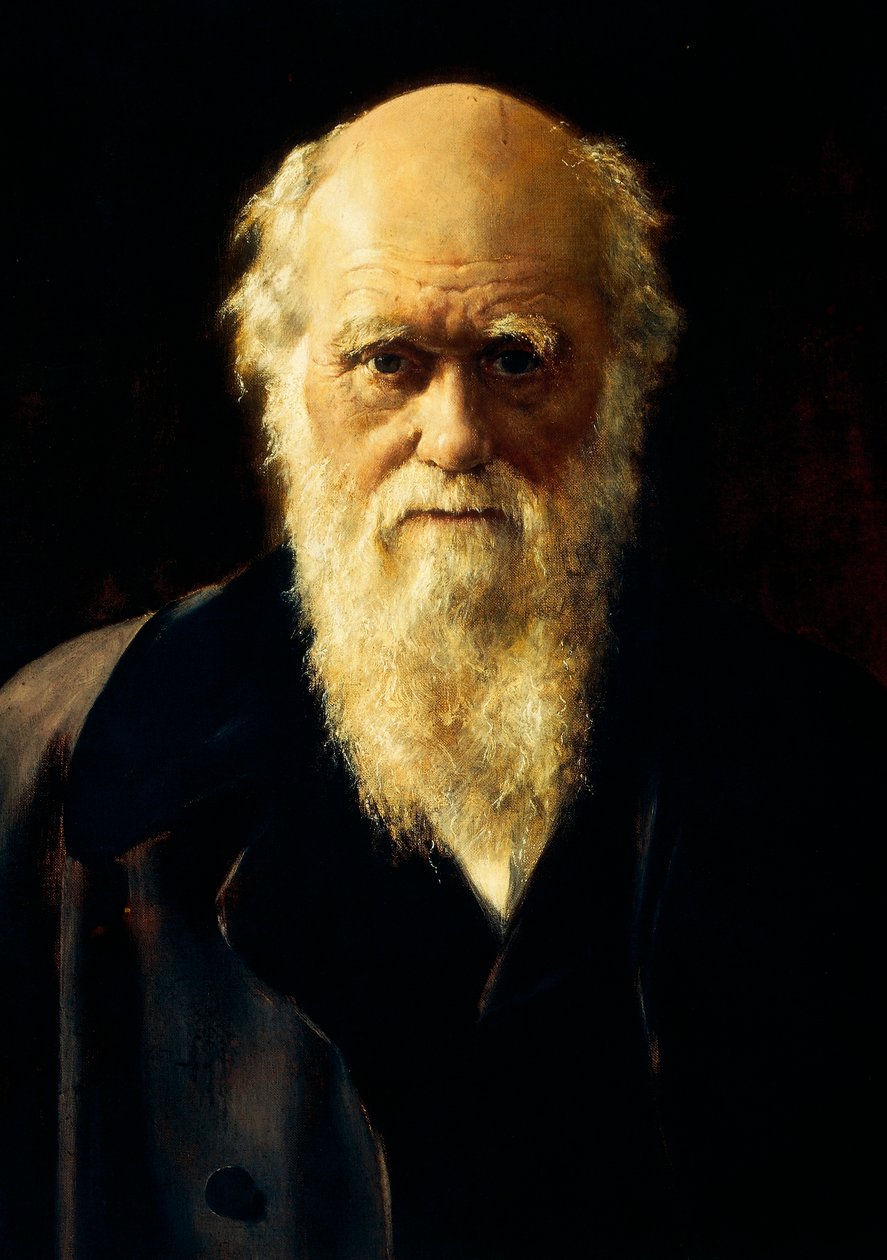 Portrét Charlese Darwina od John Collier