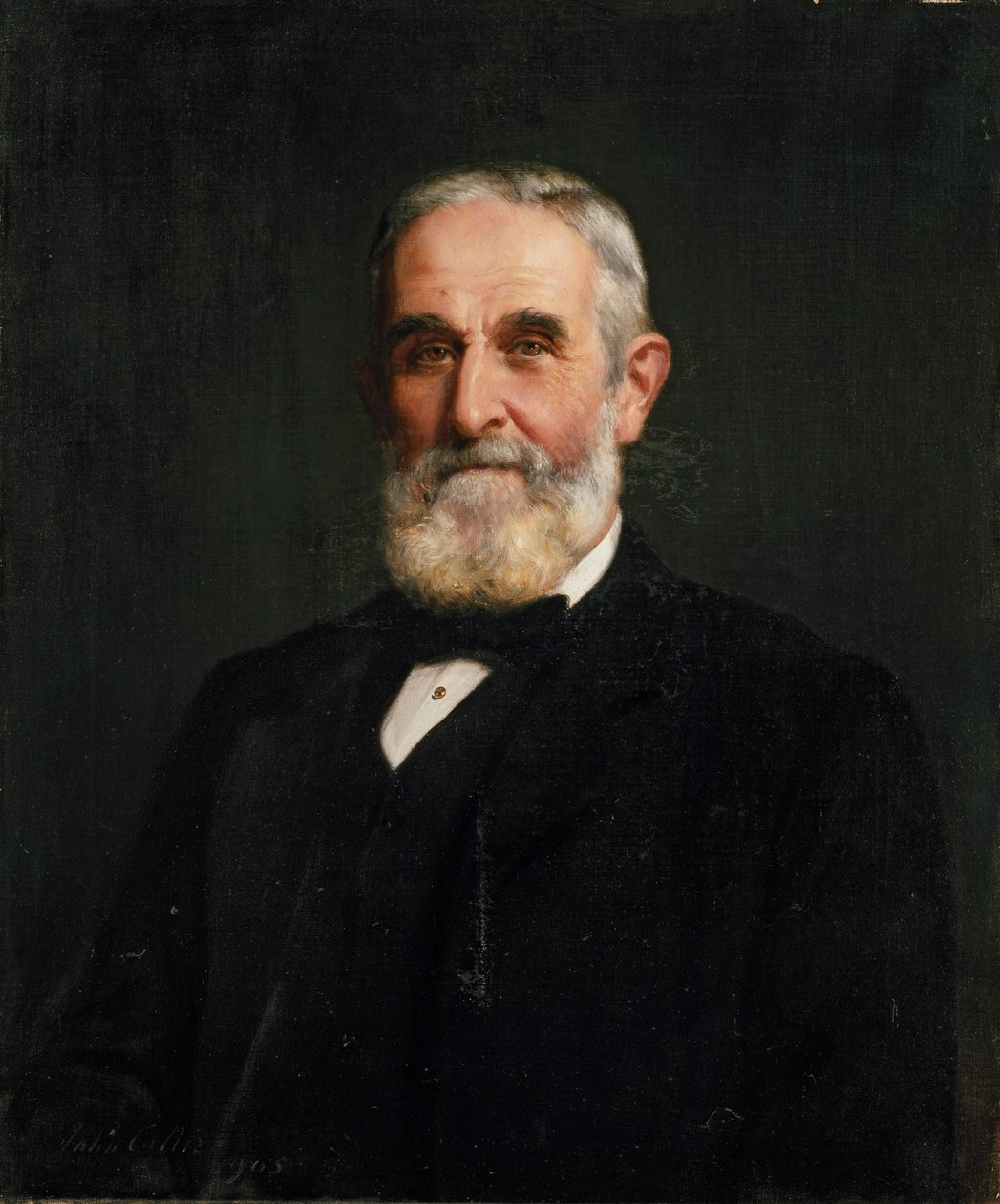 Sir John Evans, 1905 od John Collier