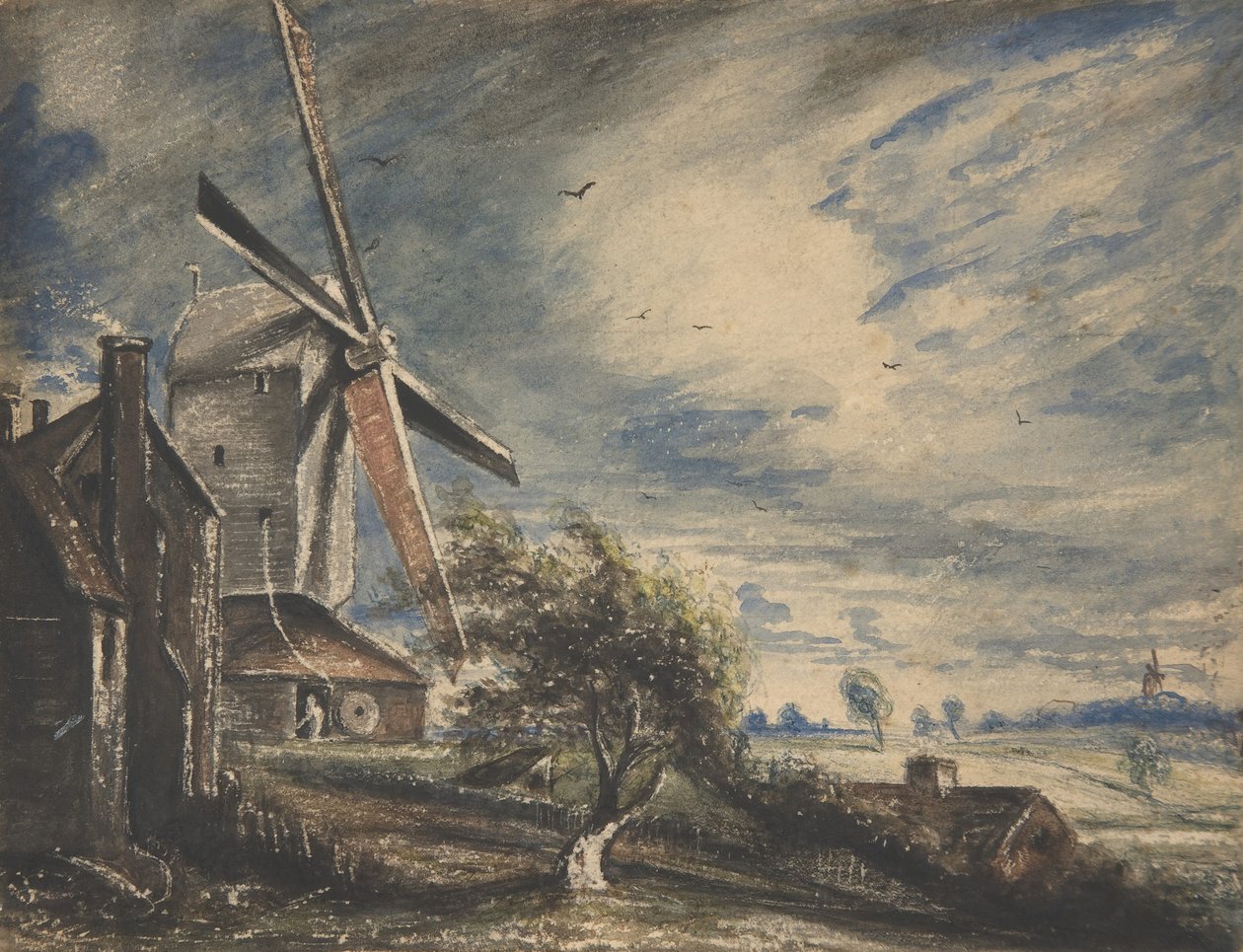 Mlýn poblíž Colchesteru, 1833. od John Constable