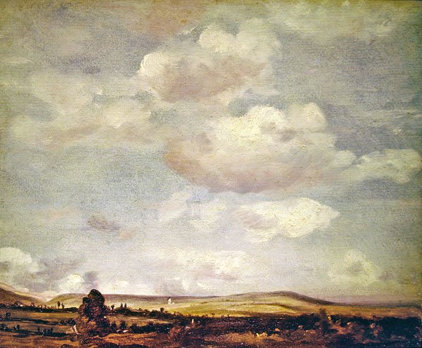Pohled v Kentu (olej na plátně) od John Constable
