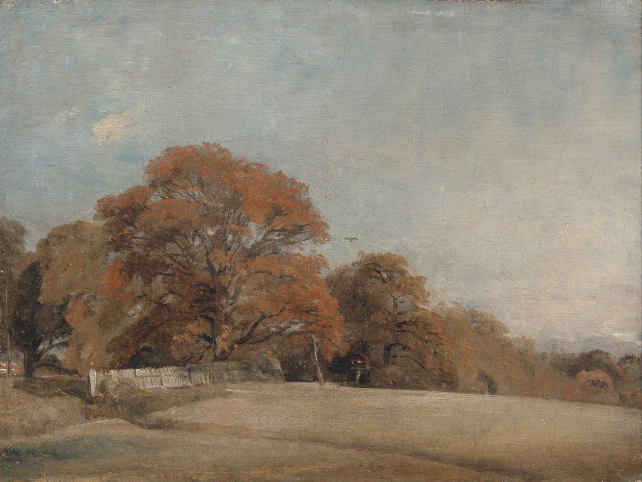 Podzimní krajina v East Bergholtu od John Constable