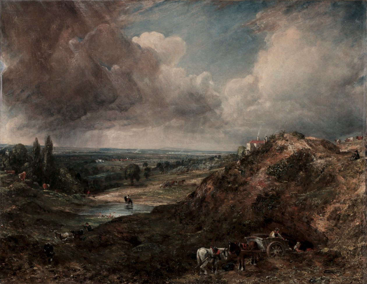 Branch Hill Pond, Hampstead, 1828. od John Constable