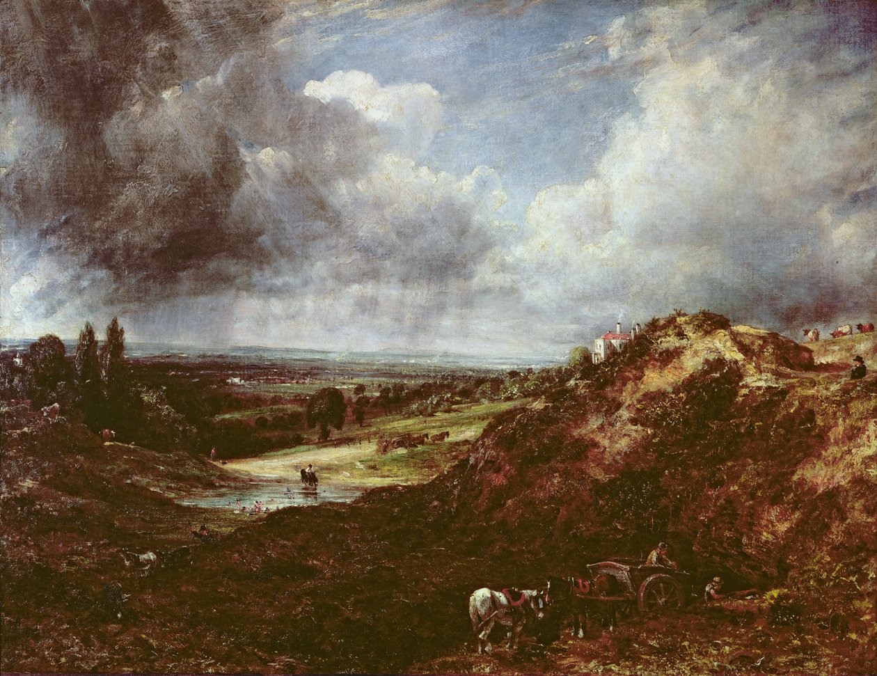 Branch Hill Pond, Hampstead Heath, 1828 od John Constable