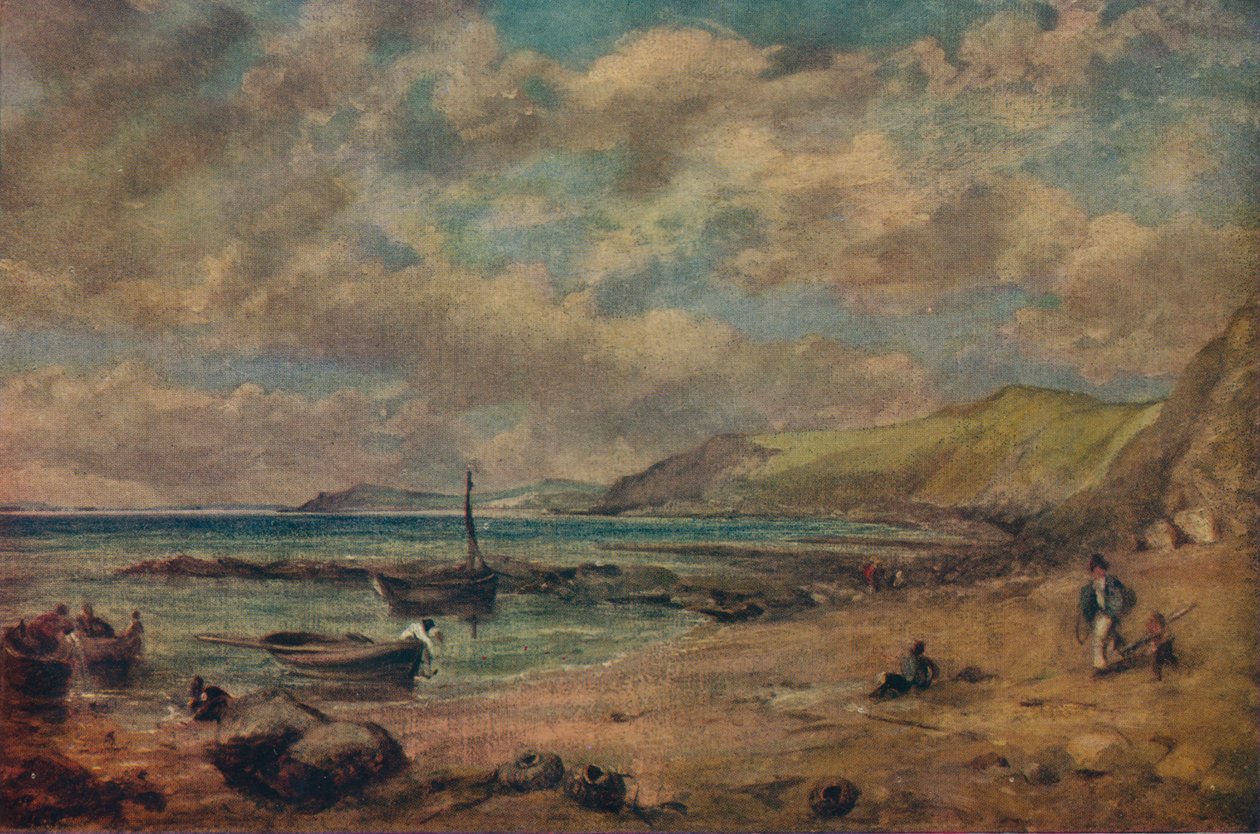 Chesil Beach, konec 18.-začátek 19. století, 1943. od John Constable