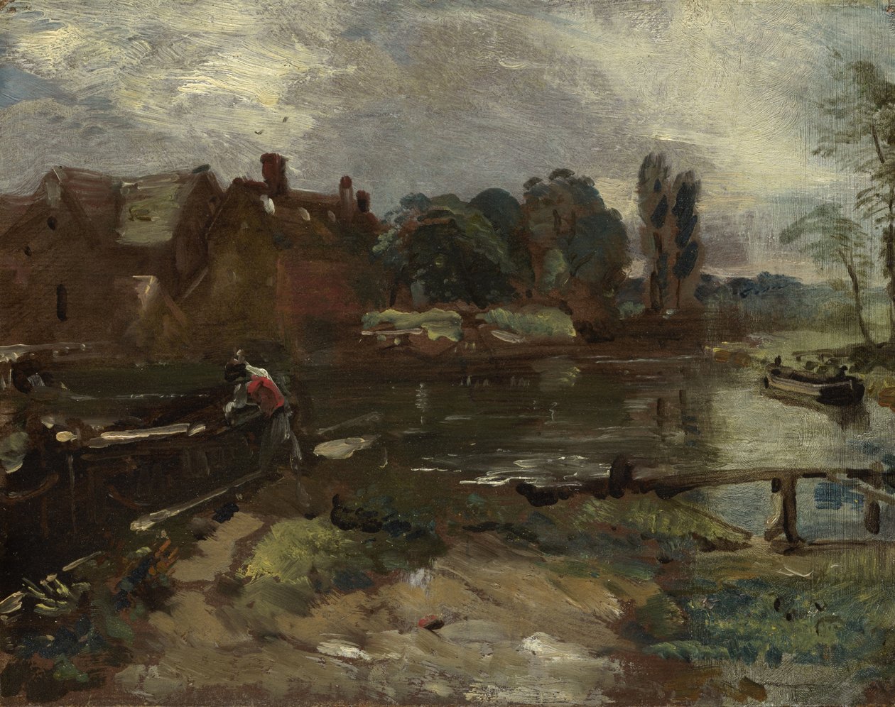 Flatford Mill from the Lock, c.1810 od John Constable