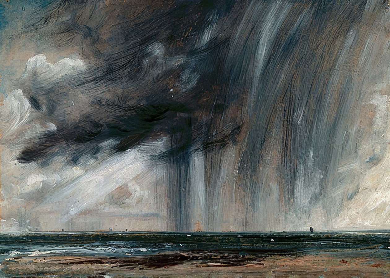 Bouřka nad mořem. Kolem 1824-26 od John Constable