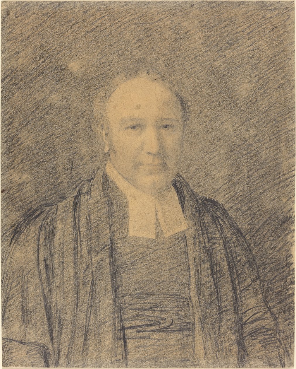 Poloviční portrét duchovního od John Constable