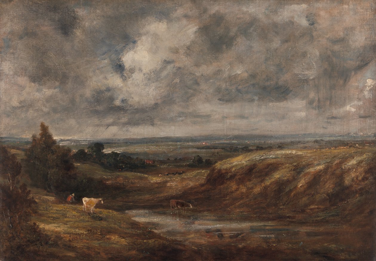 Hampstead Heath, 1825 až 1830. od John Constable