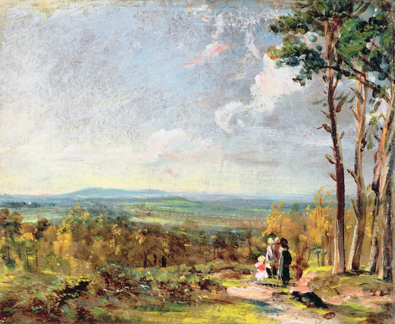 Hampstead Heath Pohled K Harrowovi od John Constable