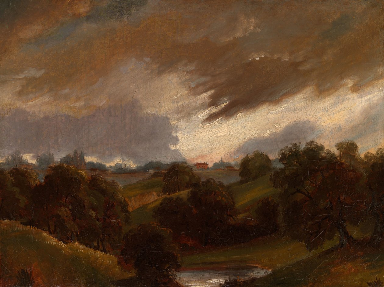 Hampstead, Bouřlivé nebe od John Constable