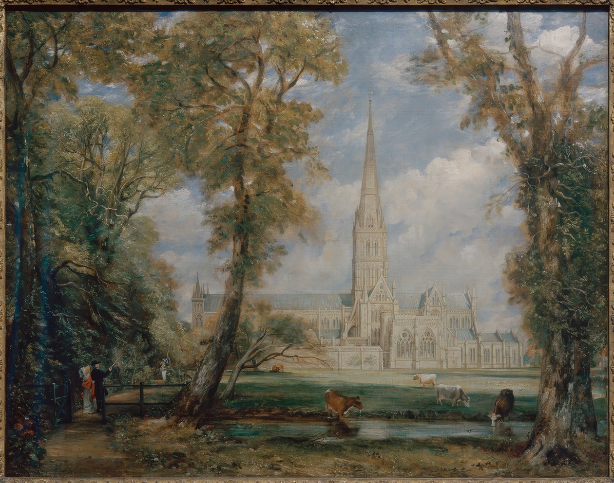 Katedrála v Salisbury od John Constable
