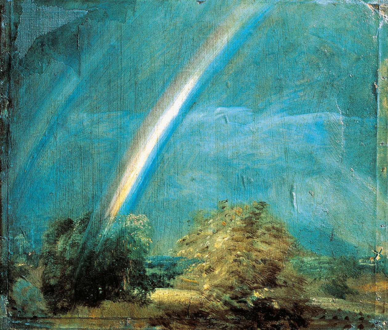 Krajina s dvojitou duhou od John Constable