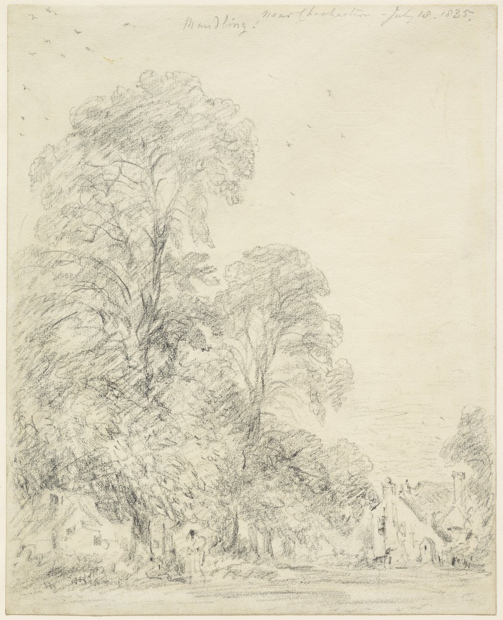Maudlin, poblíž Chichesteru, 18. července 1835 od John Constable