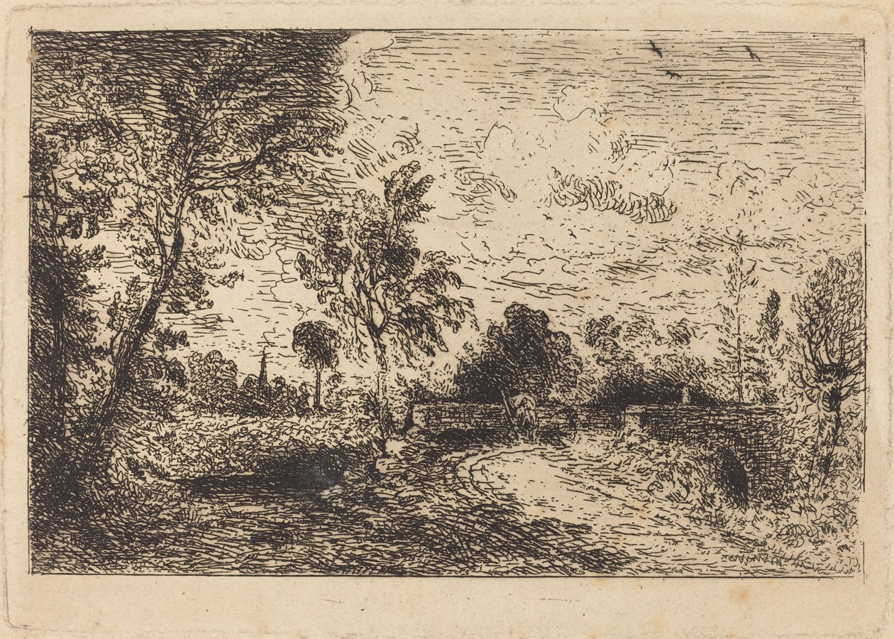 Milford Bridge od John Constable