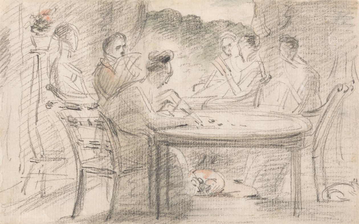 Pan Hobson z Markfieldu a rodiny od John Constable