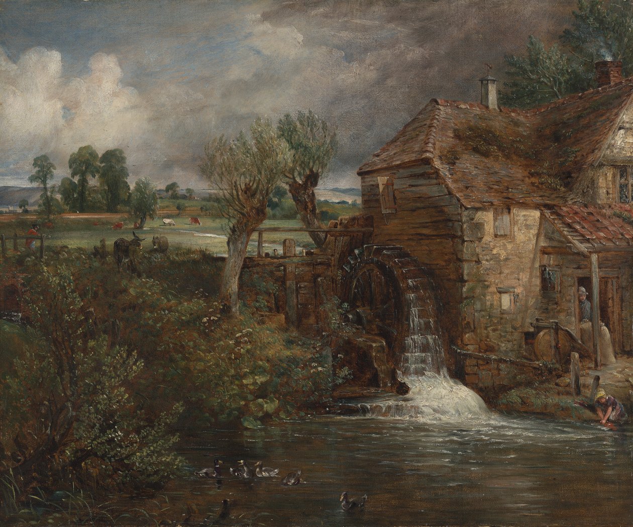 Parham Mill, Gillingham od John Constable