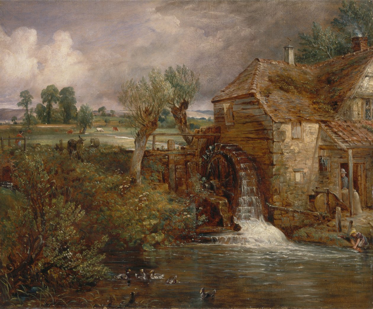 Parham Mill, Gillingham od John Constable