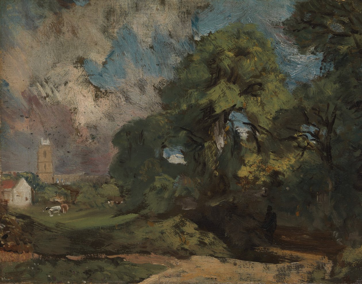 Stoke-by-Nayland, ca. 1810-11. od John Constable