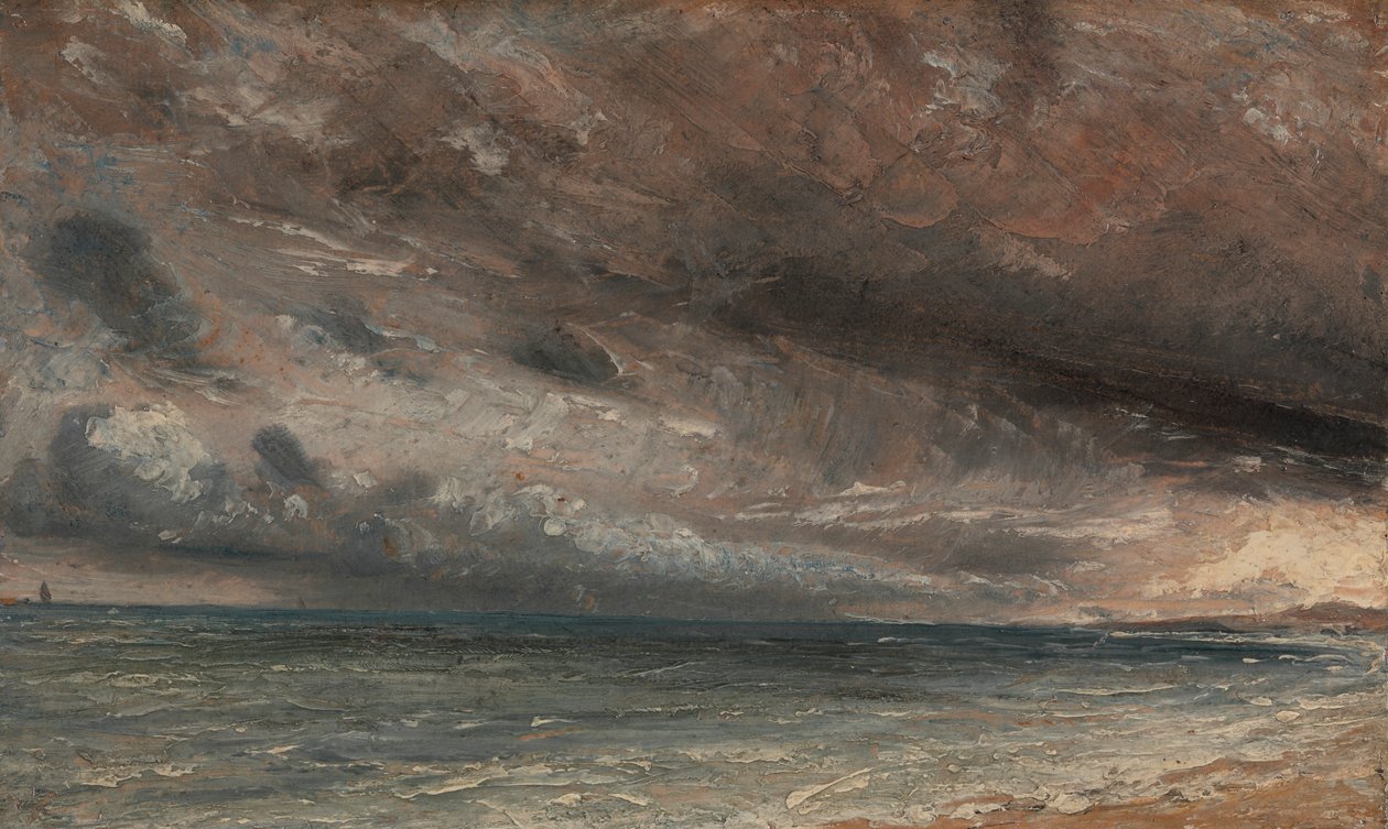 Bouřlivé moře, Brighton od John Constable