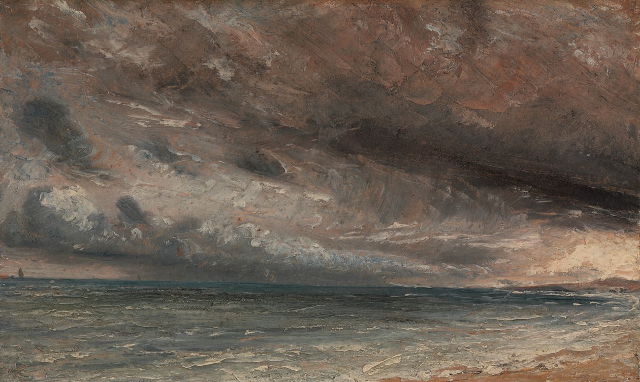 Bouřlivé moře, Brighton, ca. 1828. od John Constable