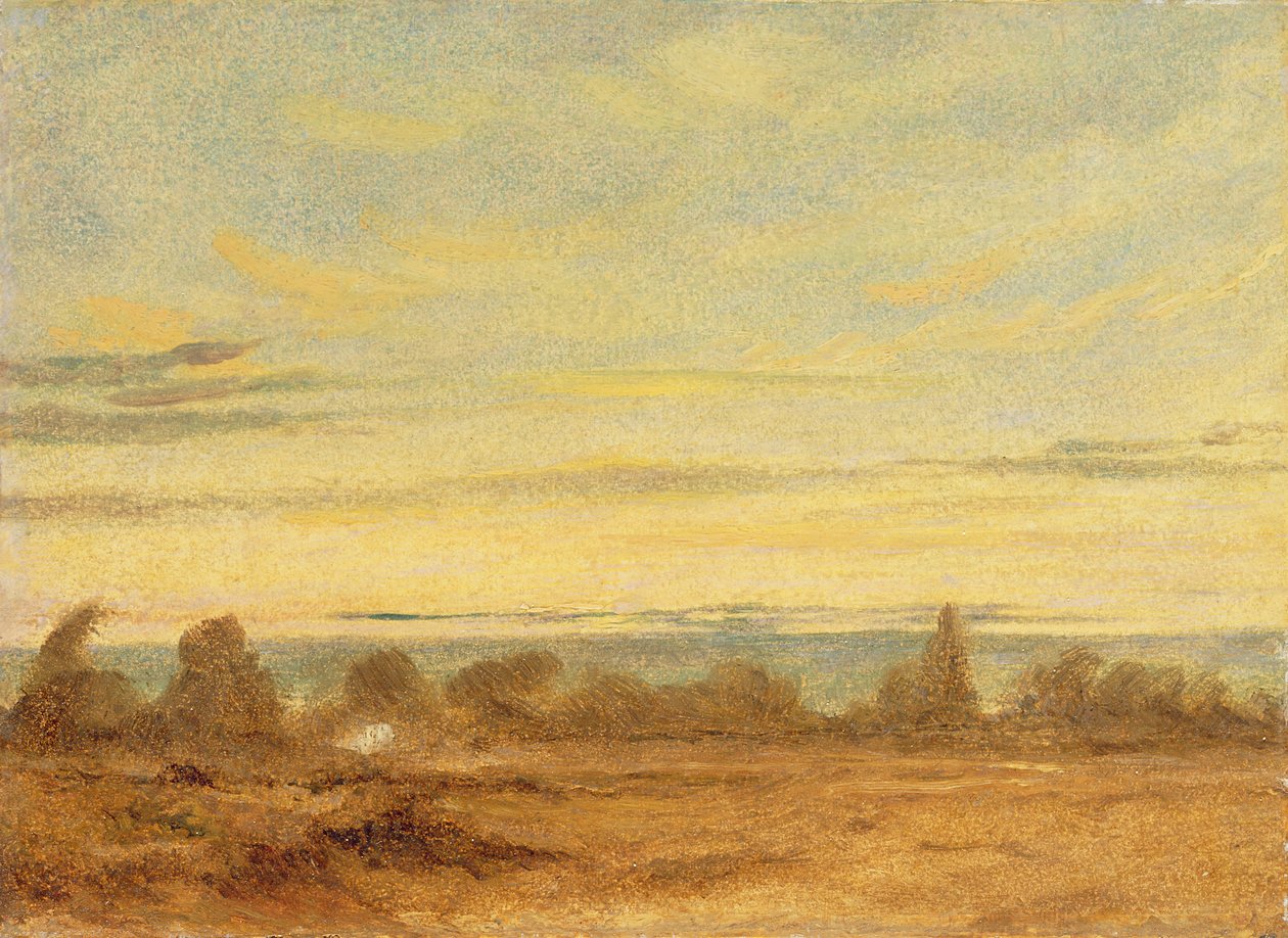 Léto - večerní krajina (olej na plátně) od John Constable