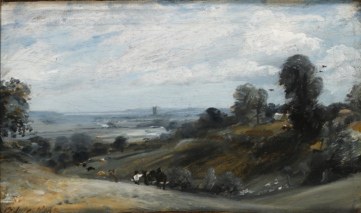 The Vale of Dedham z Langhamu, 1812 od John Constable