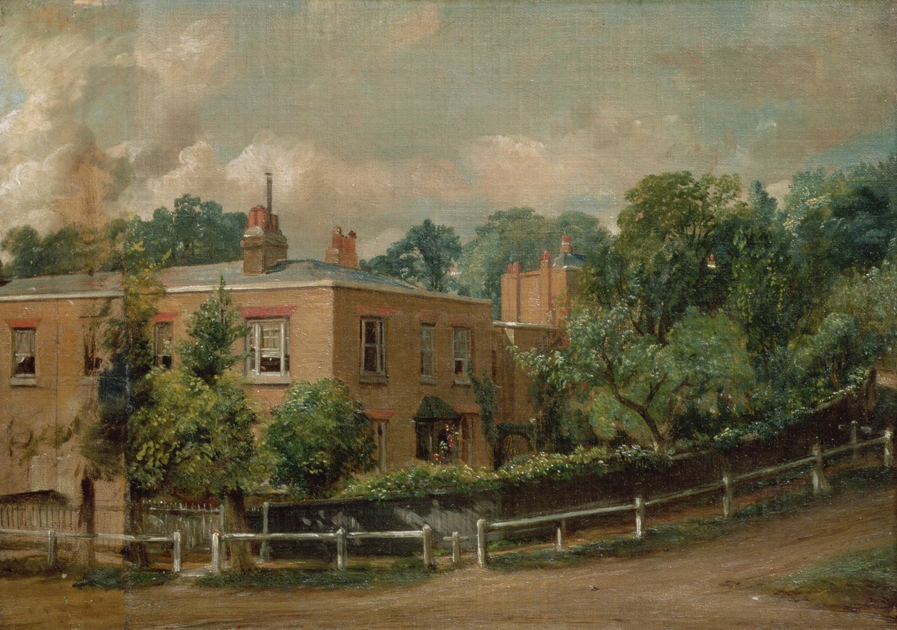 Pohled na Lower Terrace, Hampstead od John Constable