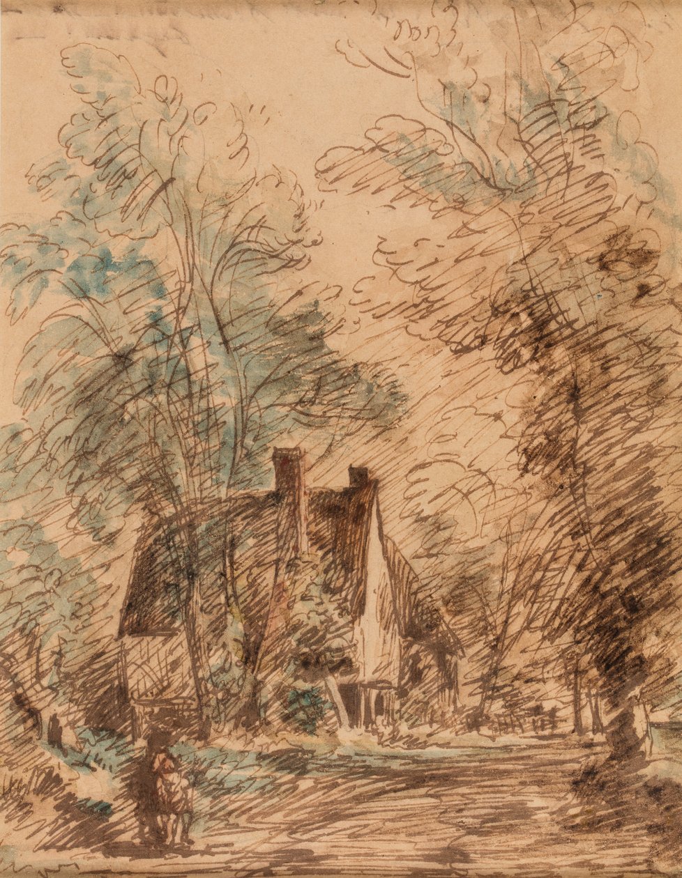Water Lane, Stratford St.Mary od John Constable
